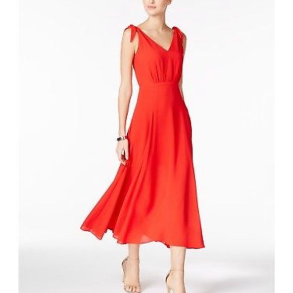 betsey johnson pebble crepe midi dress